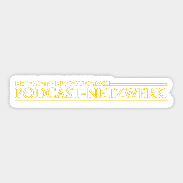 Brick City Blockade Podcast Network | Fanhemd Sticker by brickcityblockade